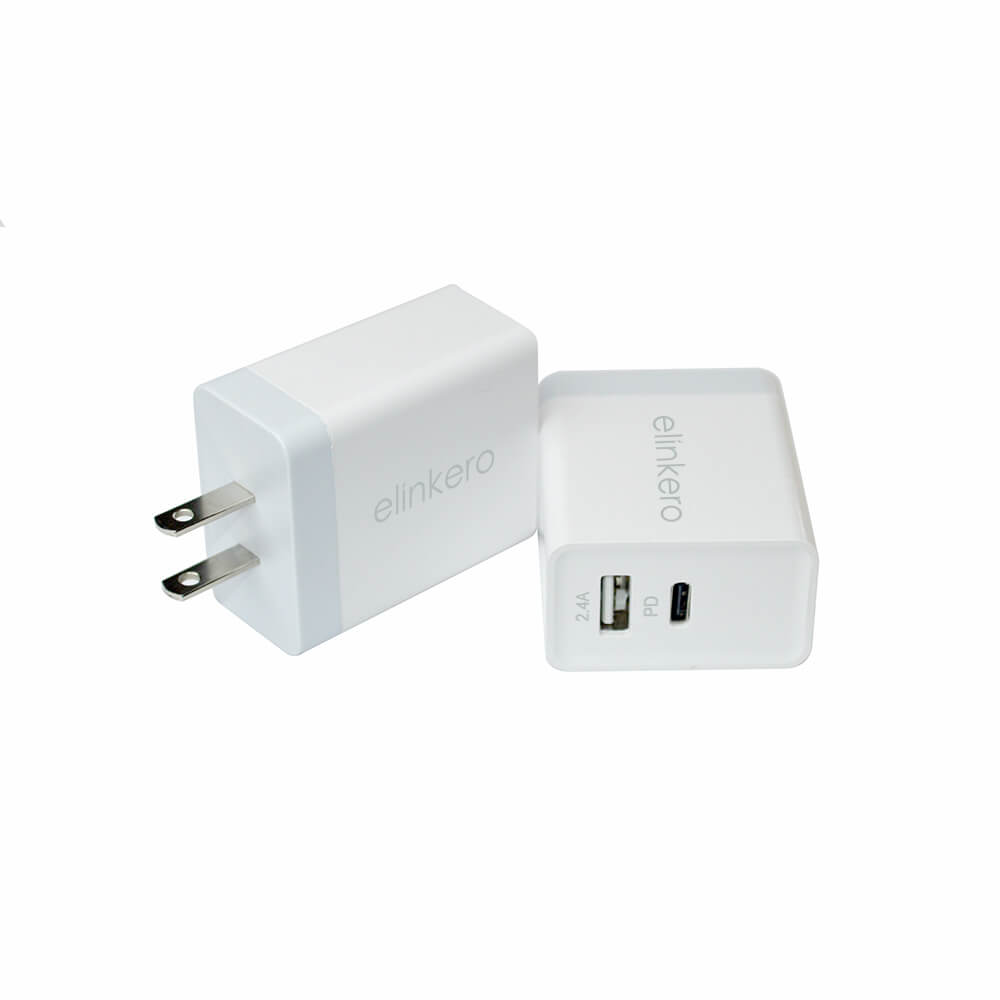 30W dual chargers wholesale ,PD +USB-A
